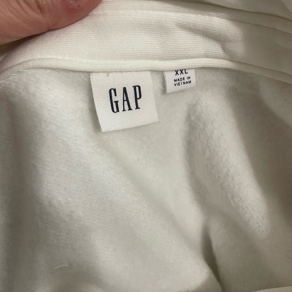 White Button-Up Shacket - Picture 3 of 4